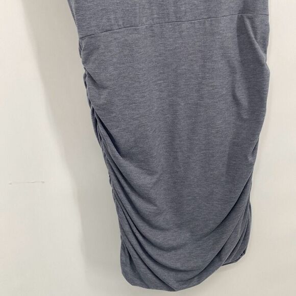 Athleta Topanga Stretch MIDI Dress Pullover Ruched Leisure Soft & Comfortable M - Picture 8 of 13